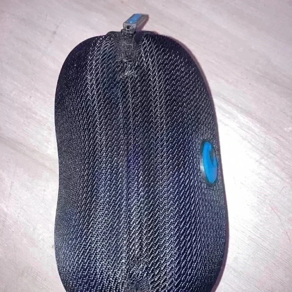 COSTA Del Mar Zippered Black w/ Blue logo Sunglasses Hard Case